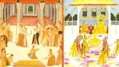 holi celibration in mughal time