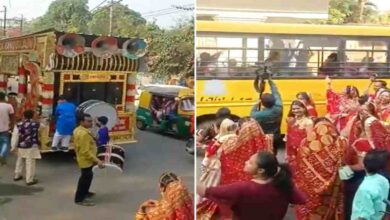 school bus dance Viral Video