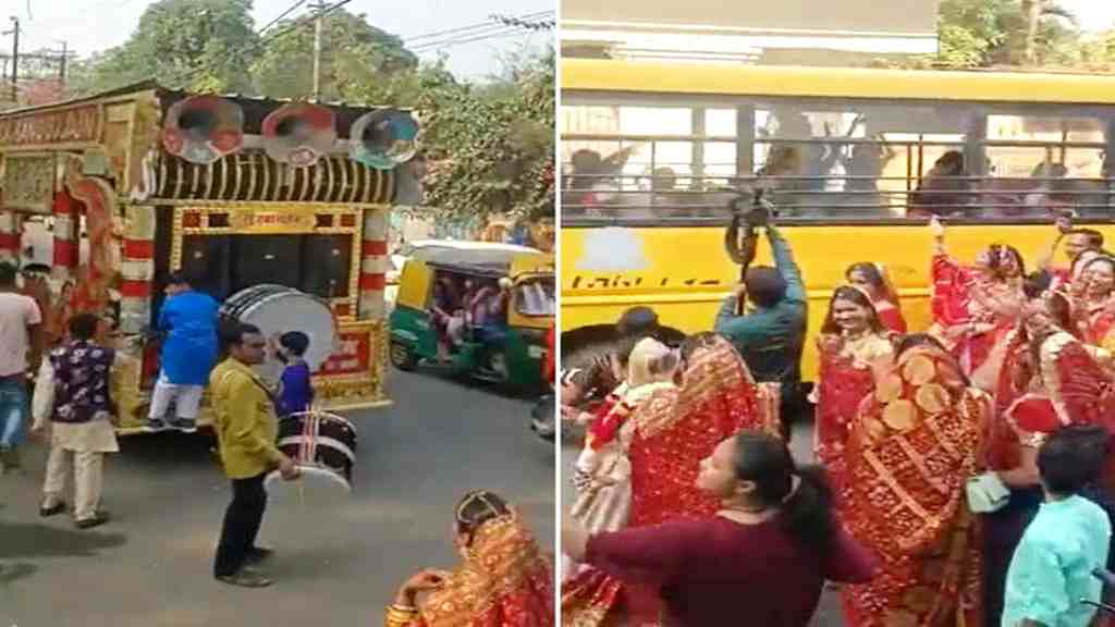 school bus dance Viral Video